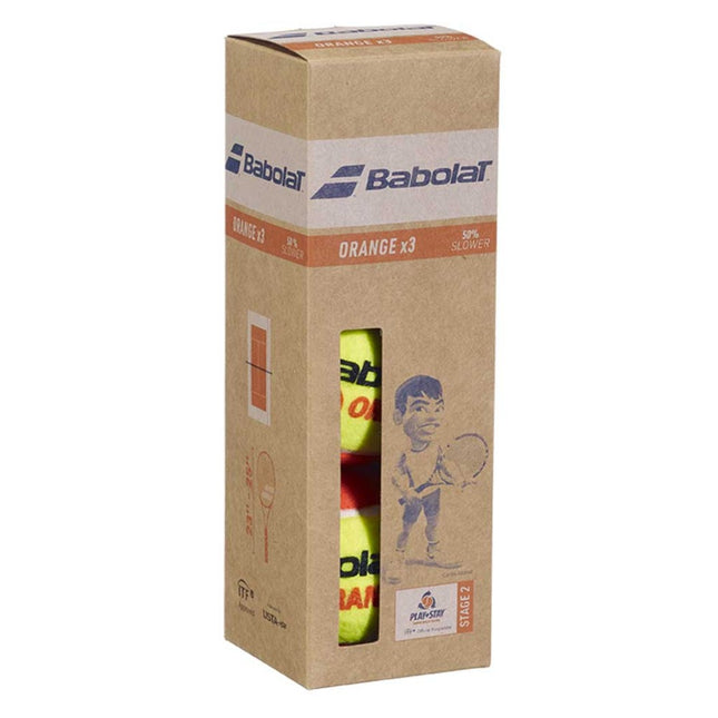 Babolat Orange Pelotas de tenis (x3)