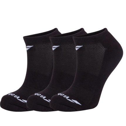 Babolat Invisible 3 Pair Pack Black Calcetines